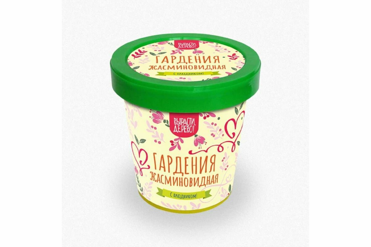 Вырасти Дерево! Набор подарочный для выращивания растений Гардения жасминовидная zk-111