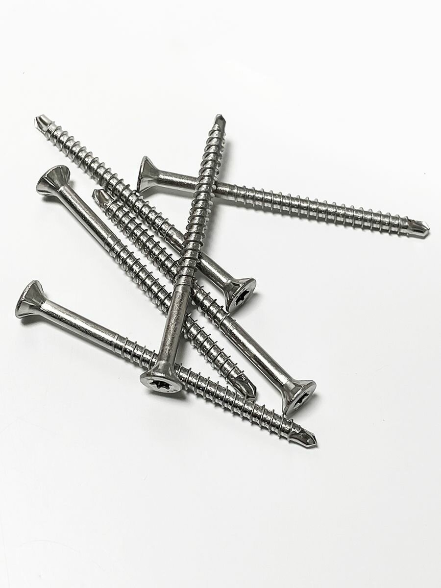 Саморезы гартус по дереву SUPER DRILL из нержавеющей стали А2 4x60 40  50 шт упаковка  Schafer Peters GmbH 