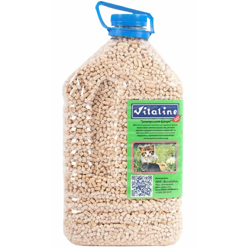 VITALINE наполнитель древесный для грызунов кроликов и кошачьих туалетов 3 кг 539₽