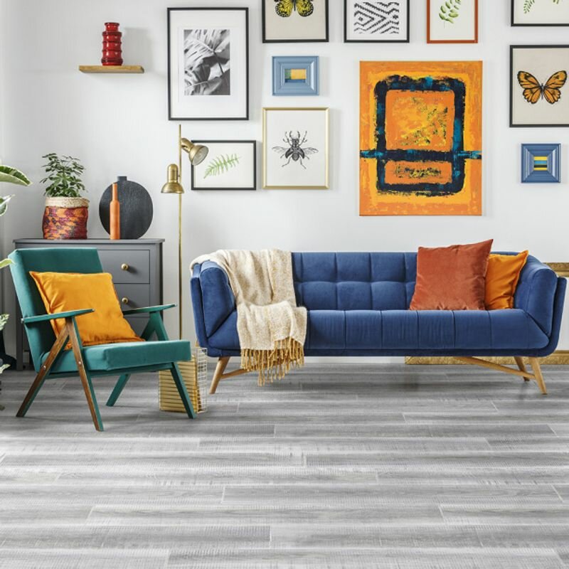 Линолеум бытовой Синтерос Comfort Bengal 3 серый 33 м
