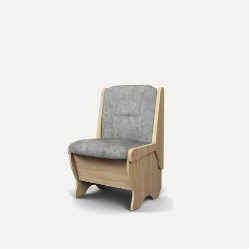 Изображение товара Скамья Лилия 550 Дуб Сонома/Велюр Графит