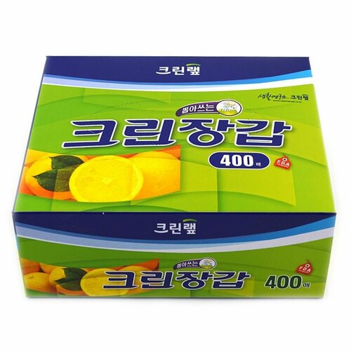 Clean wrap Перчатки одноразовые полиэтиленовые плотные размер М 225 см х 275 см 400 шт 2704₽