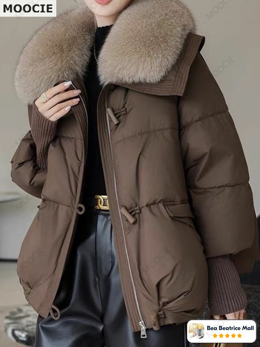 Пуховик ROMIKY Осень-зима 2024, размер 2XL, белый — фото 1