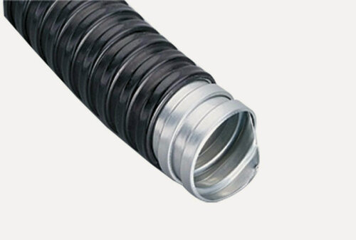 Изображение товара Металлорукав нг ПВХ РЗ-ЦП - 12 с протяжкой (50 метров), EKF PROxima