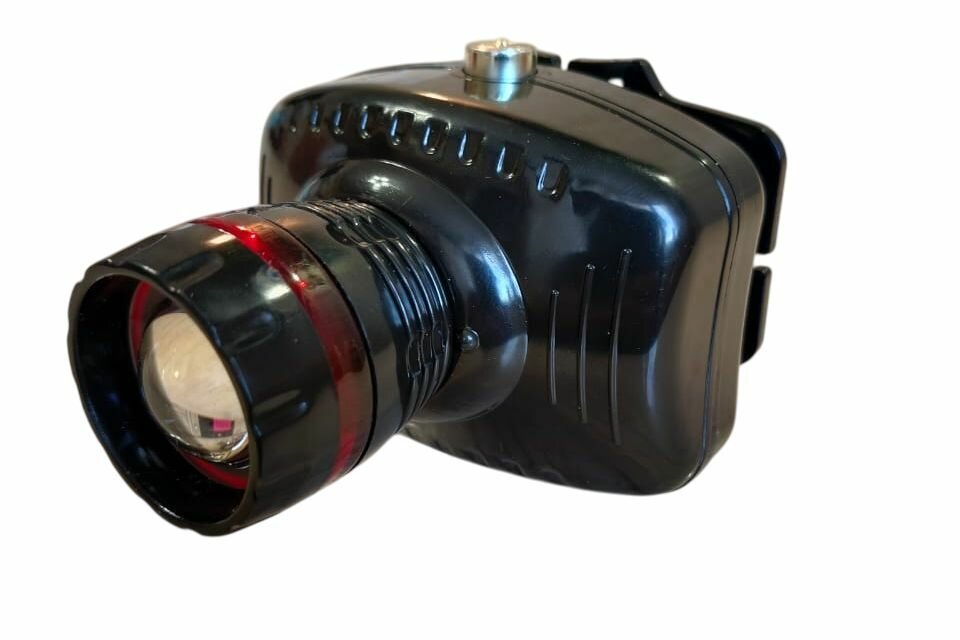 Фонарик налобный аккумуляторный SH-1911A, черный