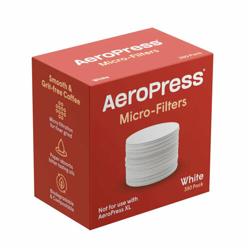 Фильтры для аэропрессов AeroPress Aerobie, бумага, белые, 350шт
