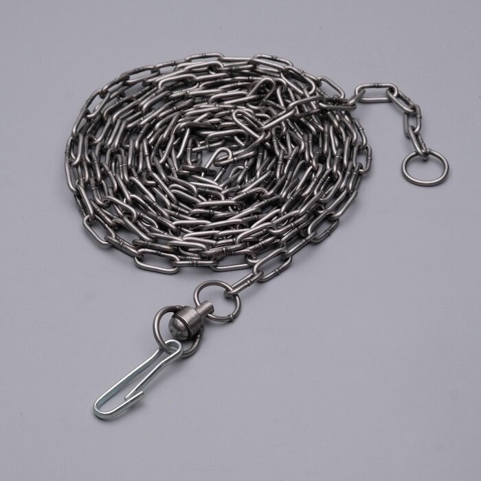 Цепь для привязи собак 5м калибр 3*21 мм черная