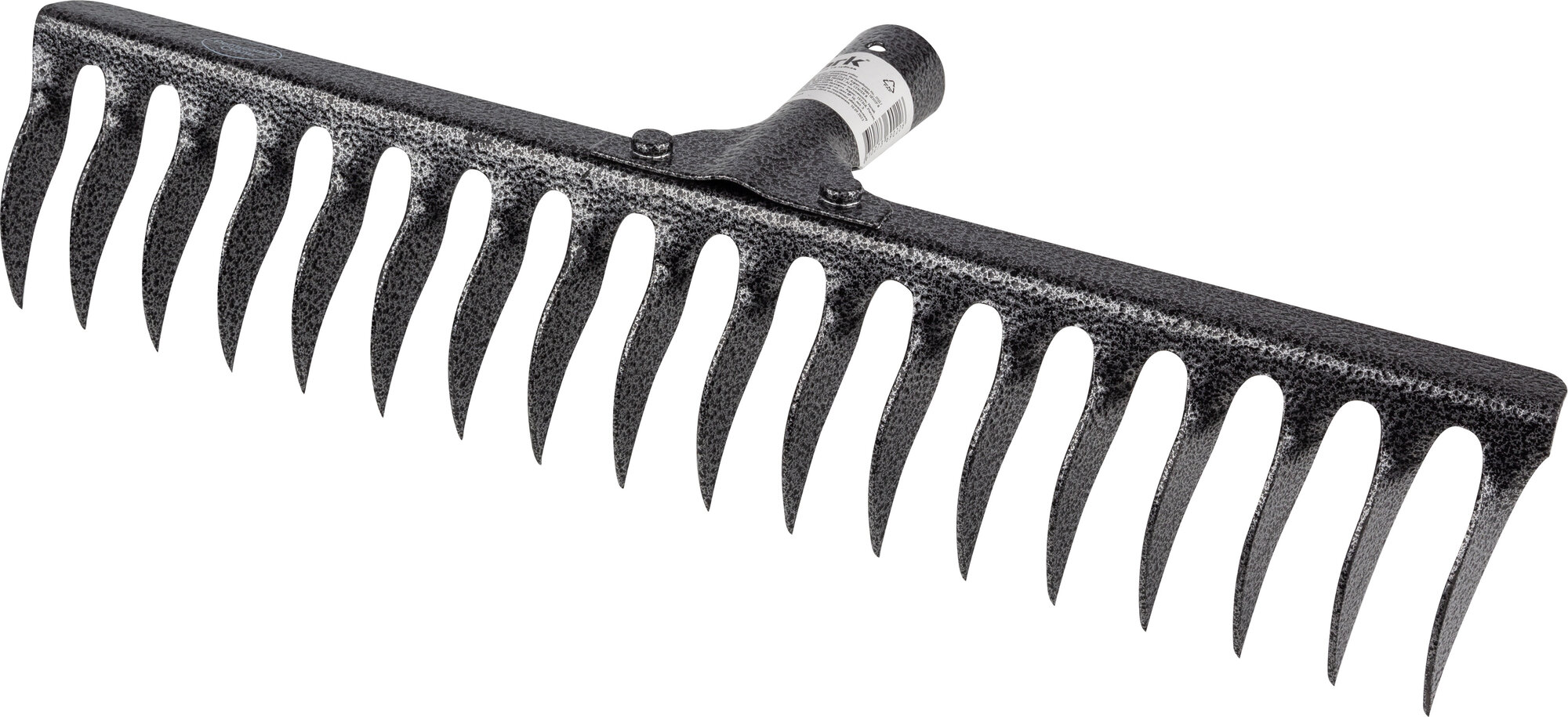 Грабли садовые металлические витые Park ширина 43 см 18 зубьев рельсовая сталь