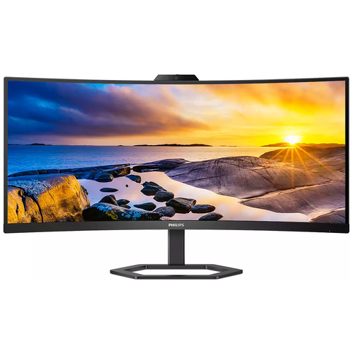 МОНИТОР 34 PHILIPS 34E1C5600HE00 Black VA изогнутый 3440x1440 100Hz 1 ms 178178 300 cdm 30001 HDMI 20 69600₽