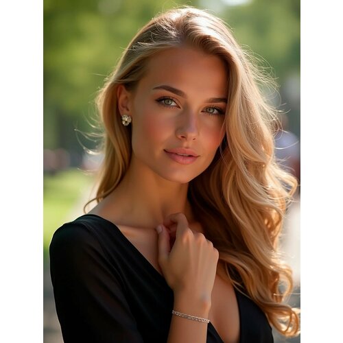 Браслет ВИКИ, красное золото, 585 проба, длина 19 см.