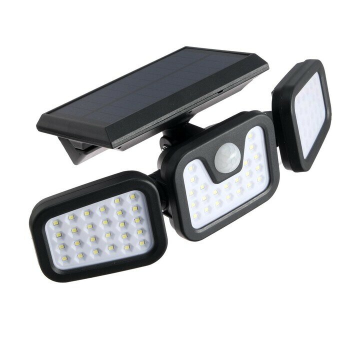 Прожектор светодиодный Luazon Lighting на солнечной батарее, 270 градусов, 74 Led, 6500 К