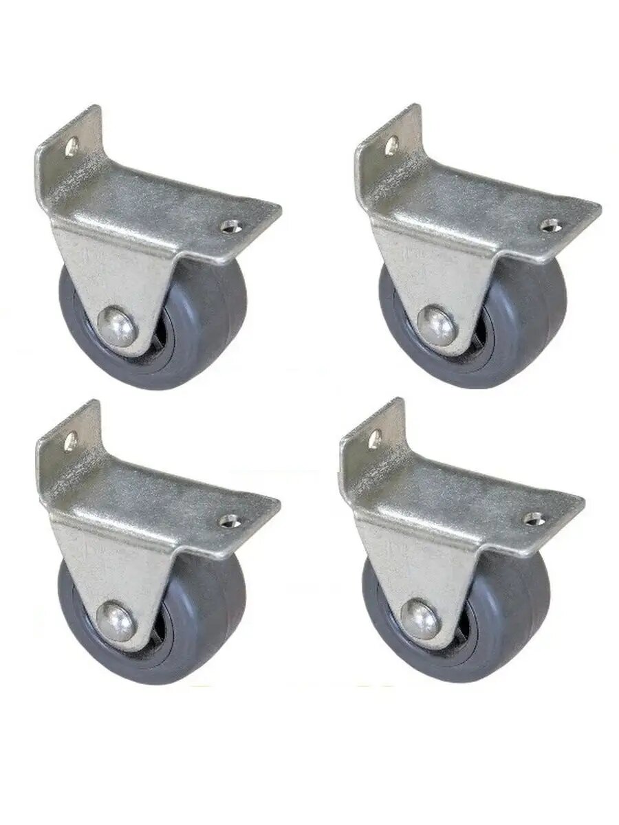 Колёса мебельные неповоротные ролики