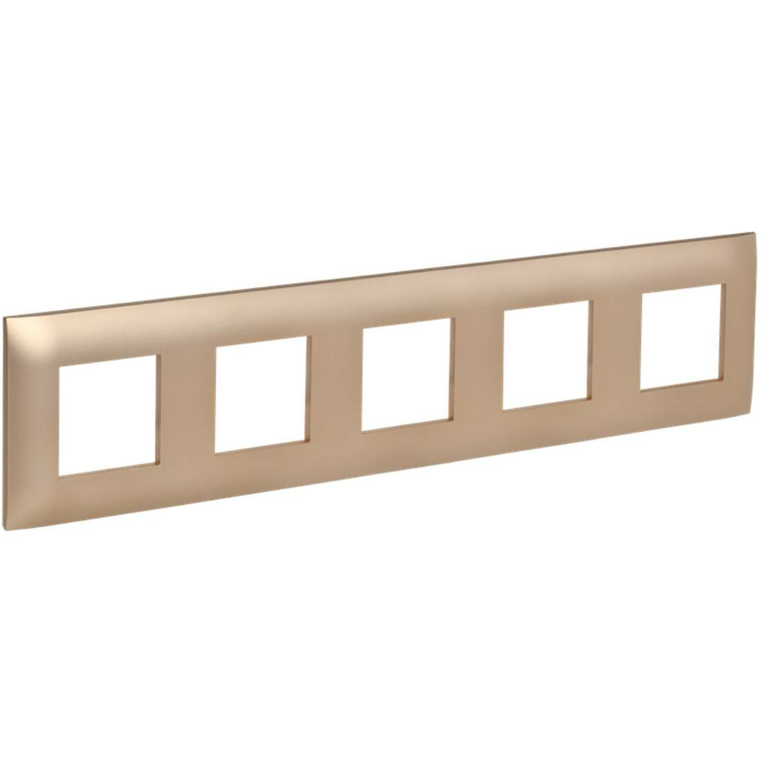 Рамка электроустановочная 5-постовая IEK SKANDY песочный SK-F05Sa SK-M52-K98