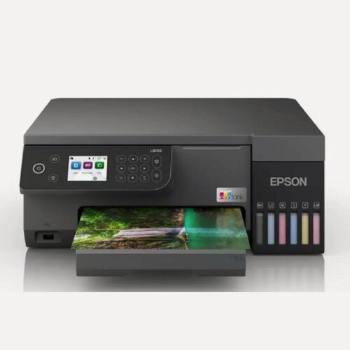Изображение товара Струйный МФУ Epson L8100 цветной 3в1 с Wi-Fi, для офиса, печать документов и фото A4