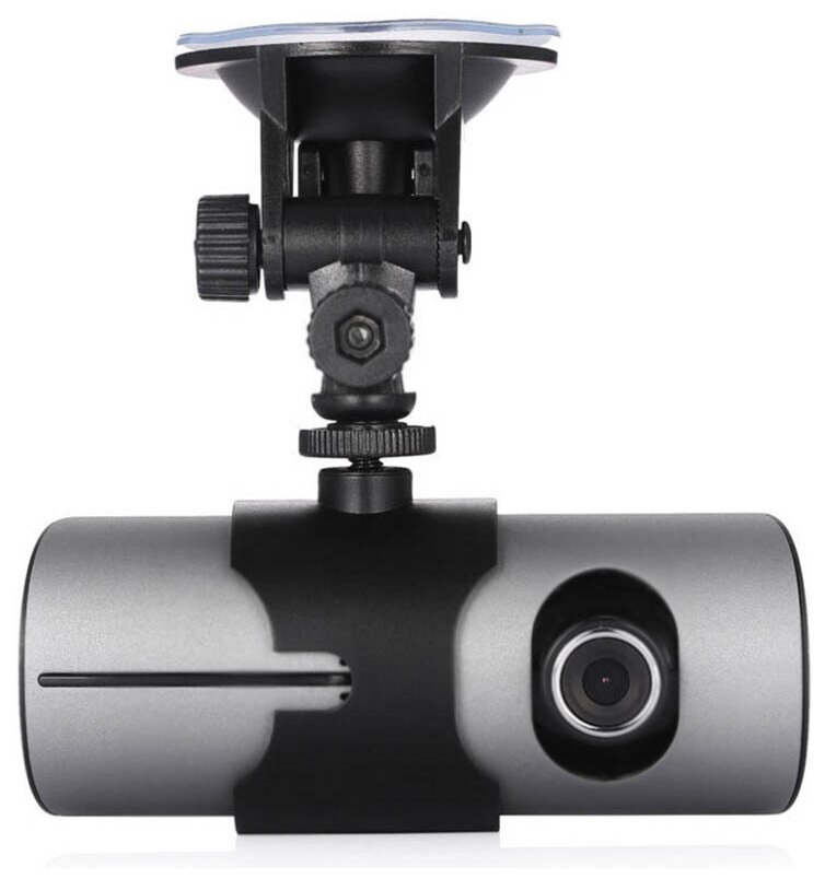 Автомобильный видеорегистратор Eplutus DVR-R300 с 2 камерами и GPS