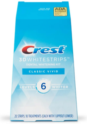 Crest отбеливающие полоски 3D Whitestrips Classic Vivid, 45 г, 20 шт.