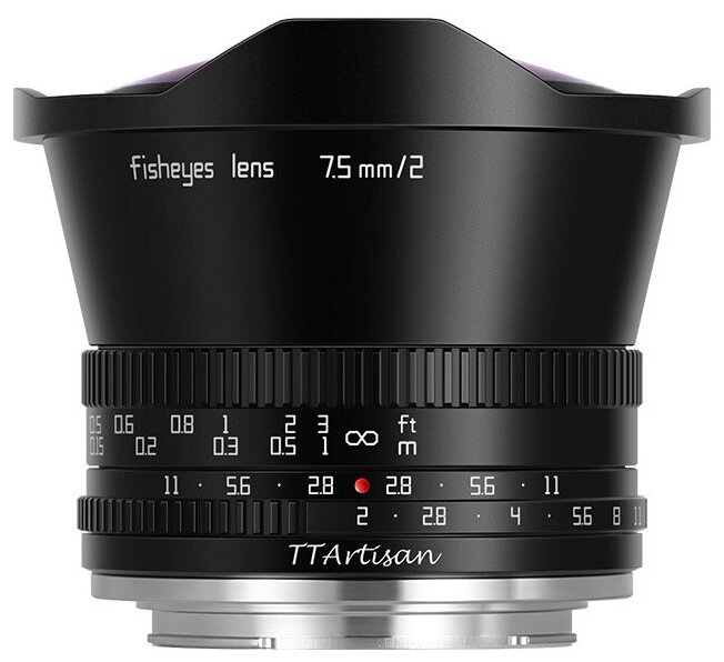 Объектив TTartisan 7.5 мм F2.0 APS-C для Canon EOS M