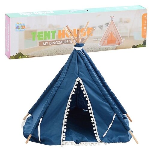 фото Игровая палатка oubaoloon виг- вам, с ковриком, в коробке (re333-97)
