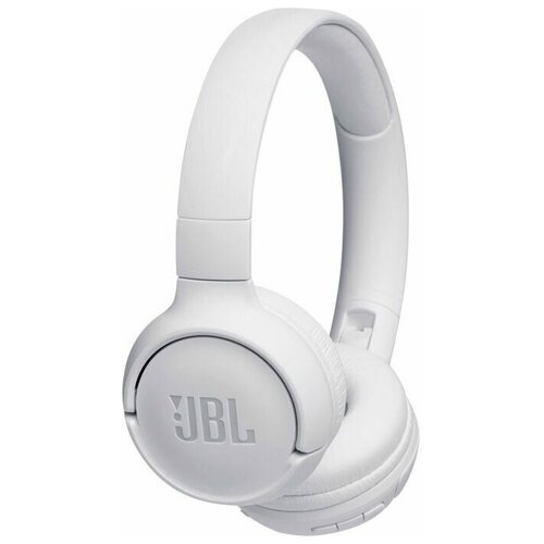 фото Беспроводные наушники с микрофоном jbl t500bt накладные (белые)