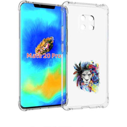 Чехол задняя панель накладка бампер MyPads Лев 2 для Huawei Mate 20 Pro/Mate 20 RS 6.39