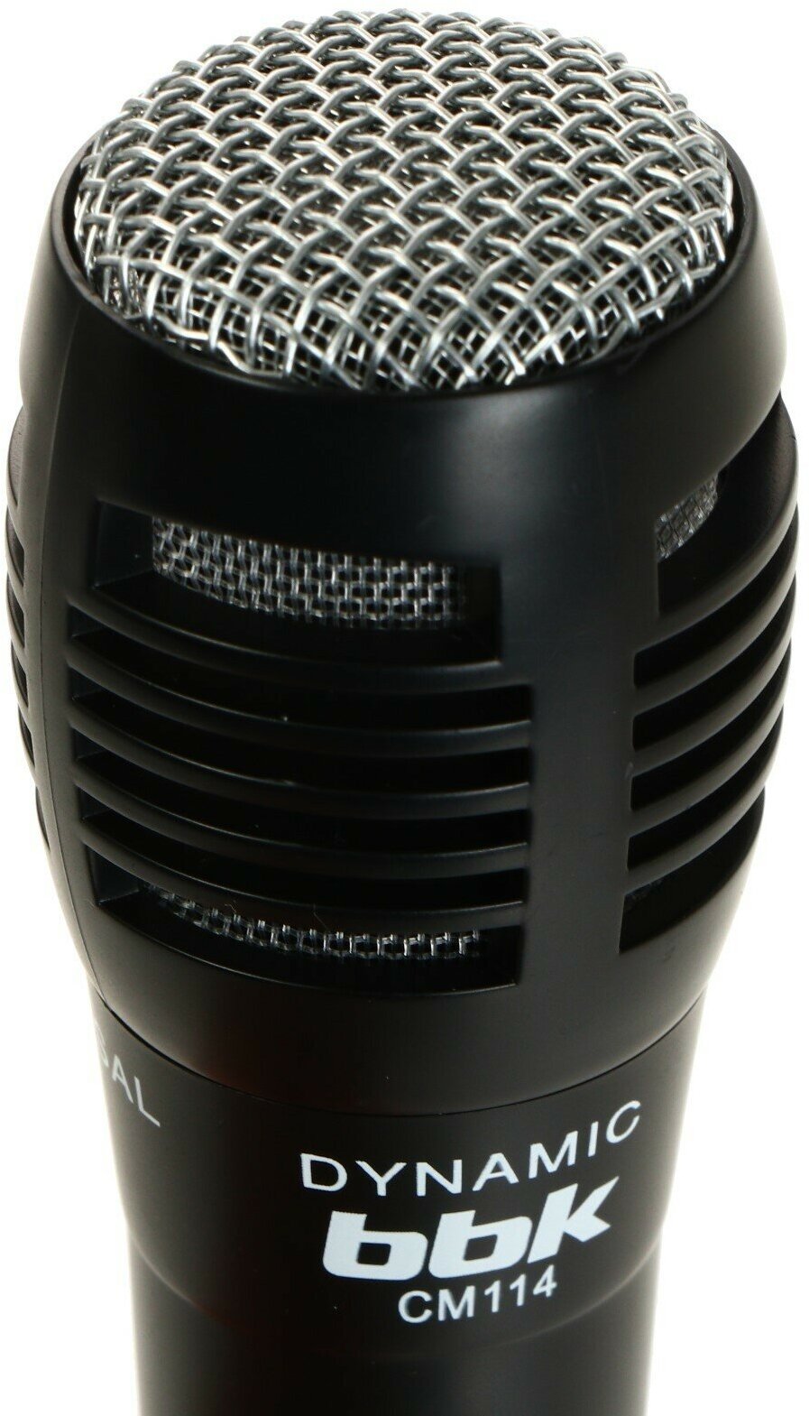 Универсальный динамический проводной микрофон BBK CM114 черный