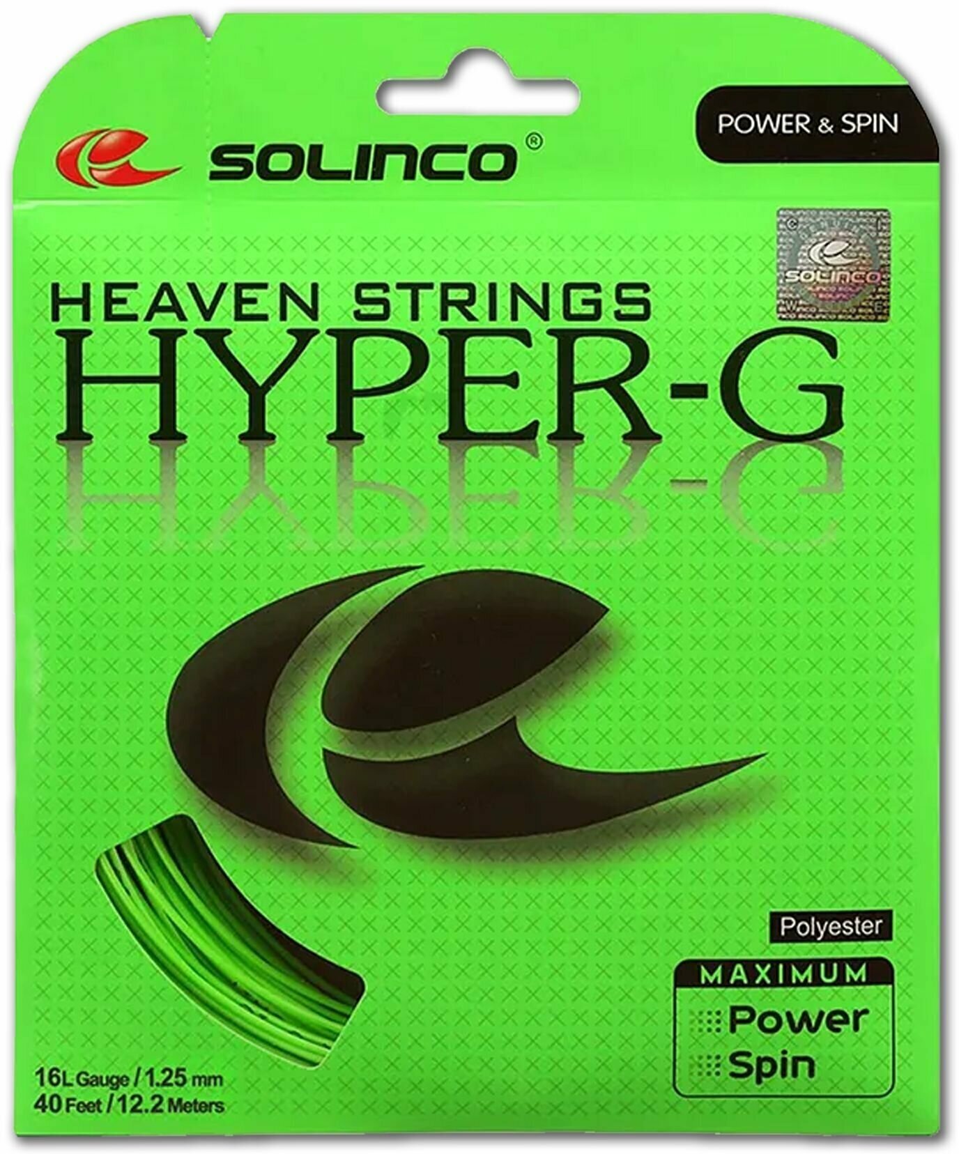 Струна теннисная Solinco Hyper-G 1,25 мм (12,2 метров)