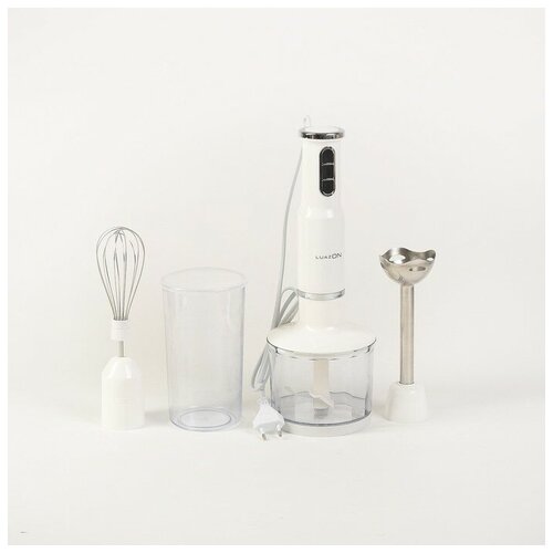 Luazon Home Блендер LuazON LBR-02 погружной 650 Вт 0306 л 3 скорости белый 1100000₽