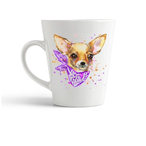 фото Кружка-латте coolpodarok животные собака с банданой