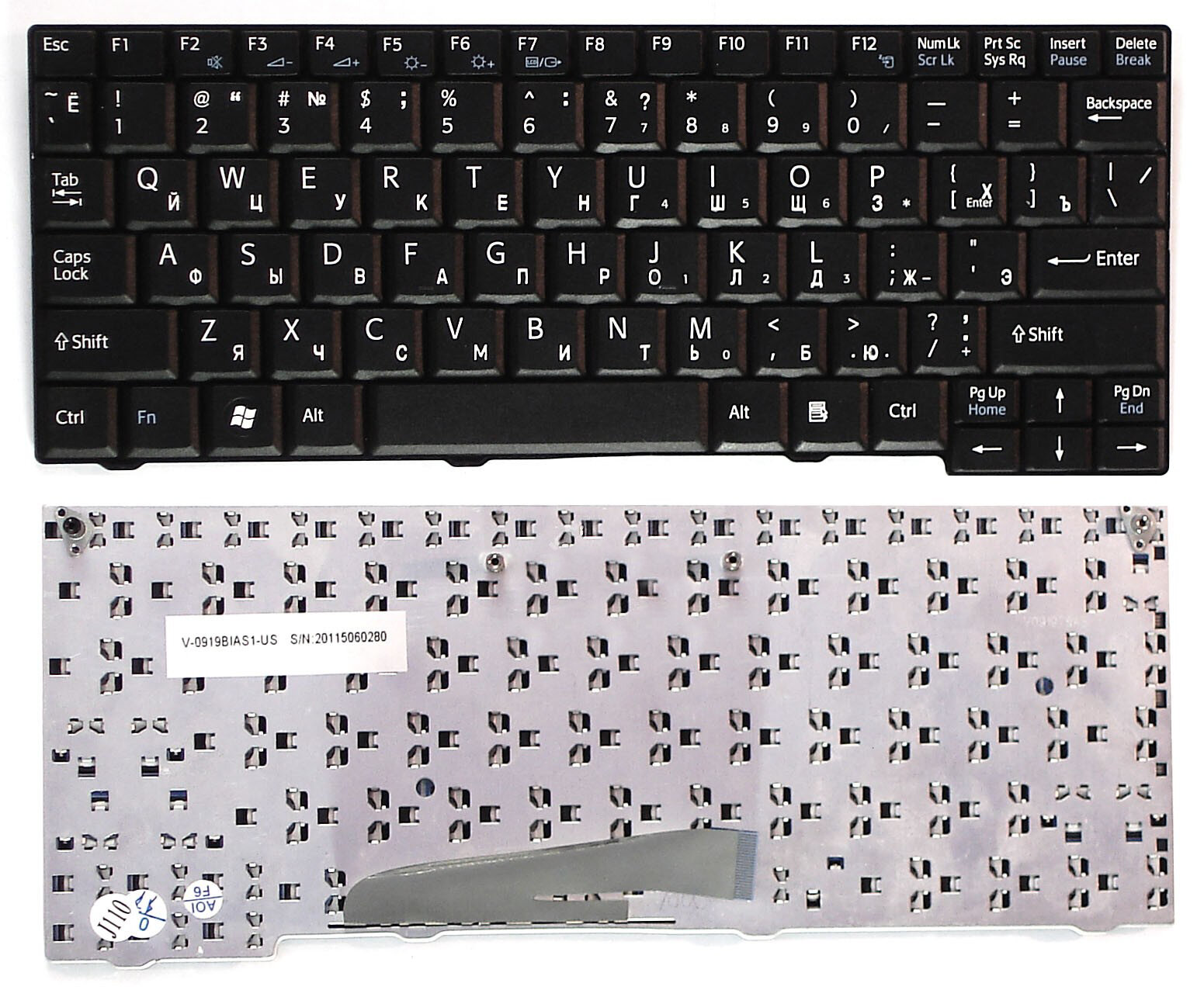 Клавиатура для Sony Vaio V-0919BIAS1-RU черная