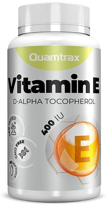 Витамины Quamtrax Nutrition Vitamin E, 60 капсул