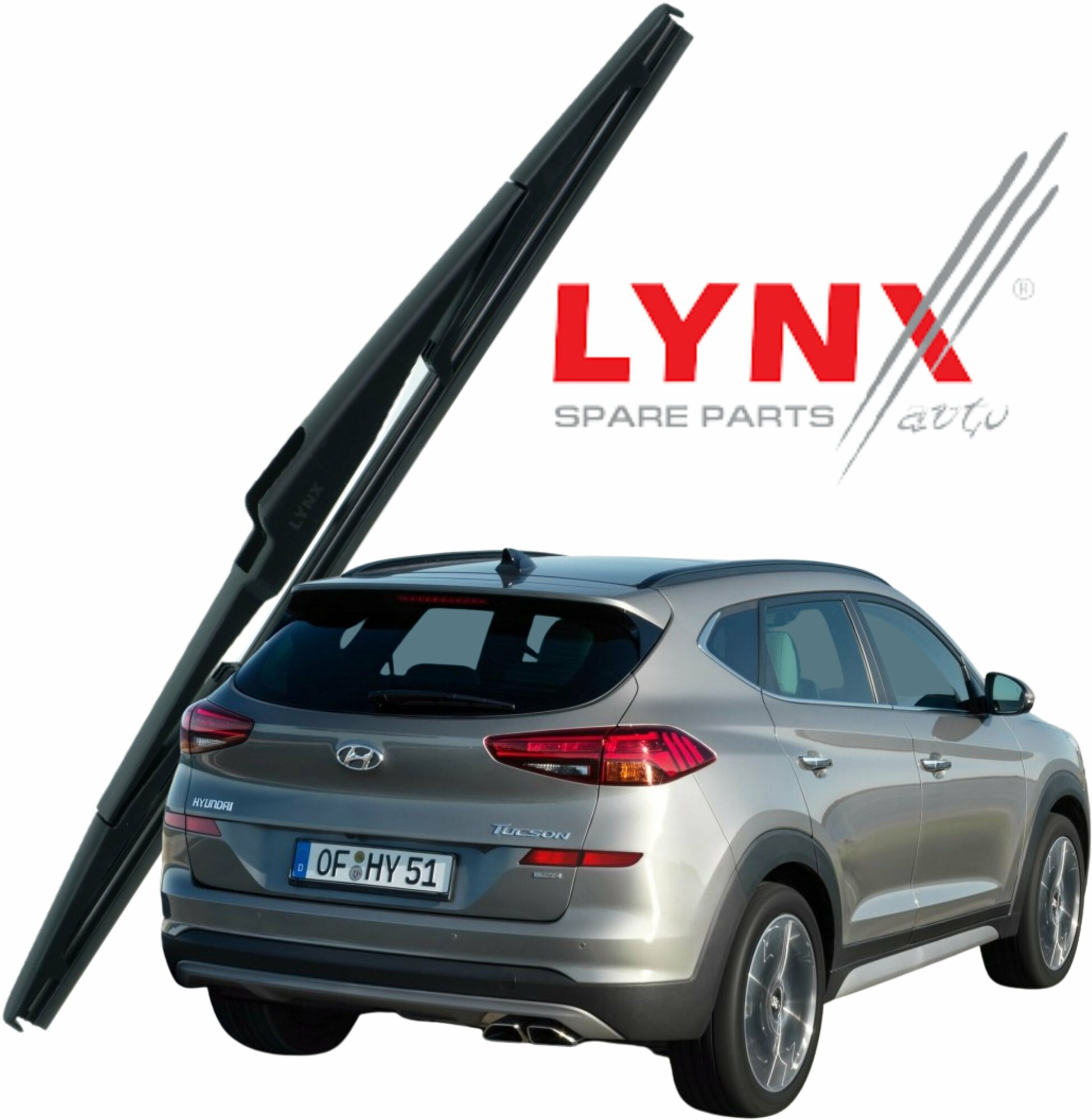 Дворник задний Hyundai Tucson (3) TL / Хендай Туссан 2015 / 2016 / 2017 / 2018 / 2019 / 2020 / 2021 Щетка стеклоочистителя задняя, 350мм