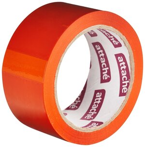 Клейкая лента упаковочная Attache 48 мм*66 м, 45 мкм, оранжевый