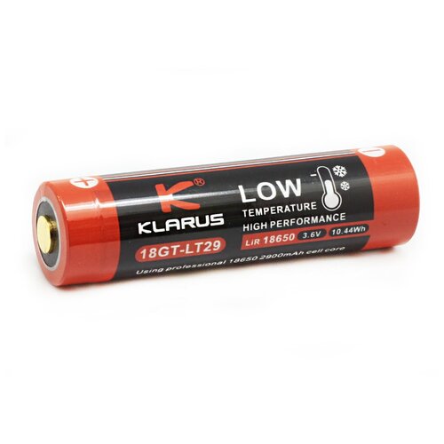 Аккумулятор li-ion Klarus 18650 18GT-LT29 2900 mAh (-40 C) аккумулятор li ion klarus 18650 18gt lt29 2900 mah 40 c