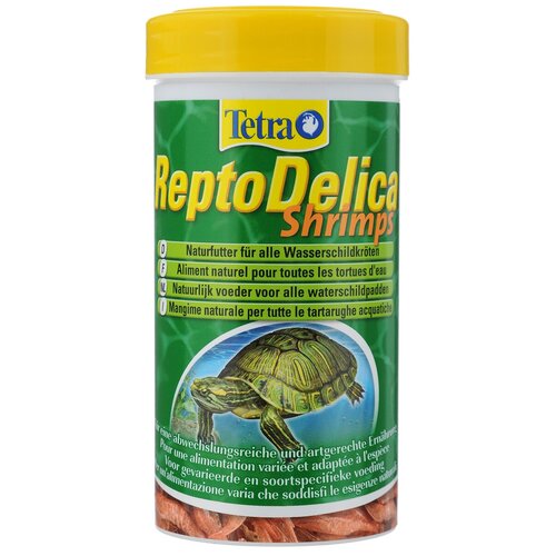 tetra корма tetra корма корм для водных черепах креветки reptodelica shrimps 20 г Tetra Repto Delica Shrimps Креветки лакомство для водных черепах 250 мл