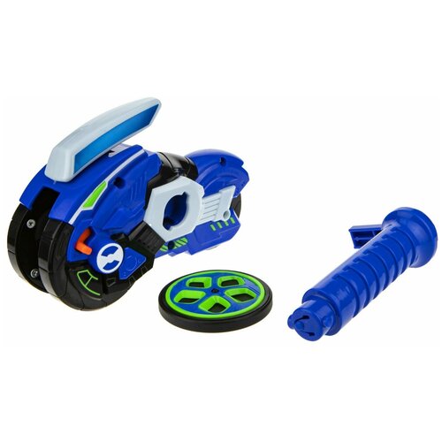 фото Spin racer «синяя молния»пусковой механизм с диском, 16 см hot wheels