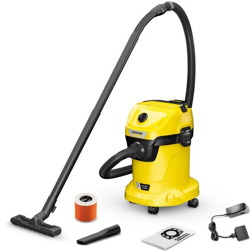 Аккумуляторный хозяйственный пылесос Karcher WD 3-18 BATTERY SET