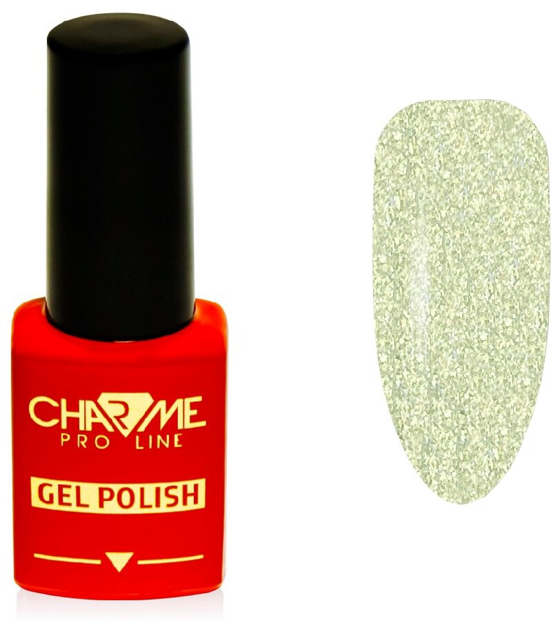 CHARME-PRO Гель-лак Pro Line, 10 мл, 204 - снежный блеск