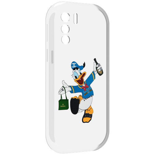 Чехол MyPads модный-дональд-дак для UleFone Note 13P задняя-панель-накладка-бампер