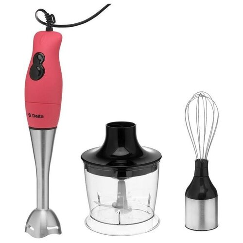 Delta Блендер DELTA DL-7012D погружной 200 Вт 05 л 2 скорости розовый 321500₽