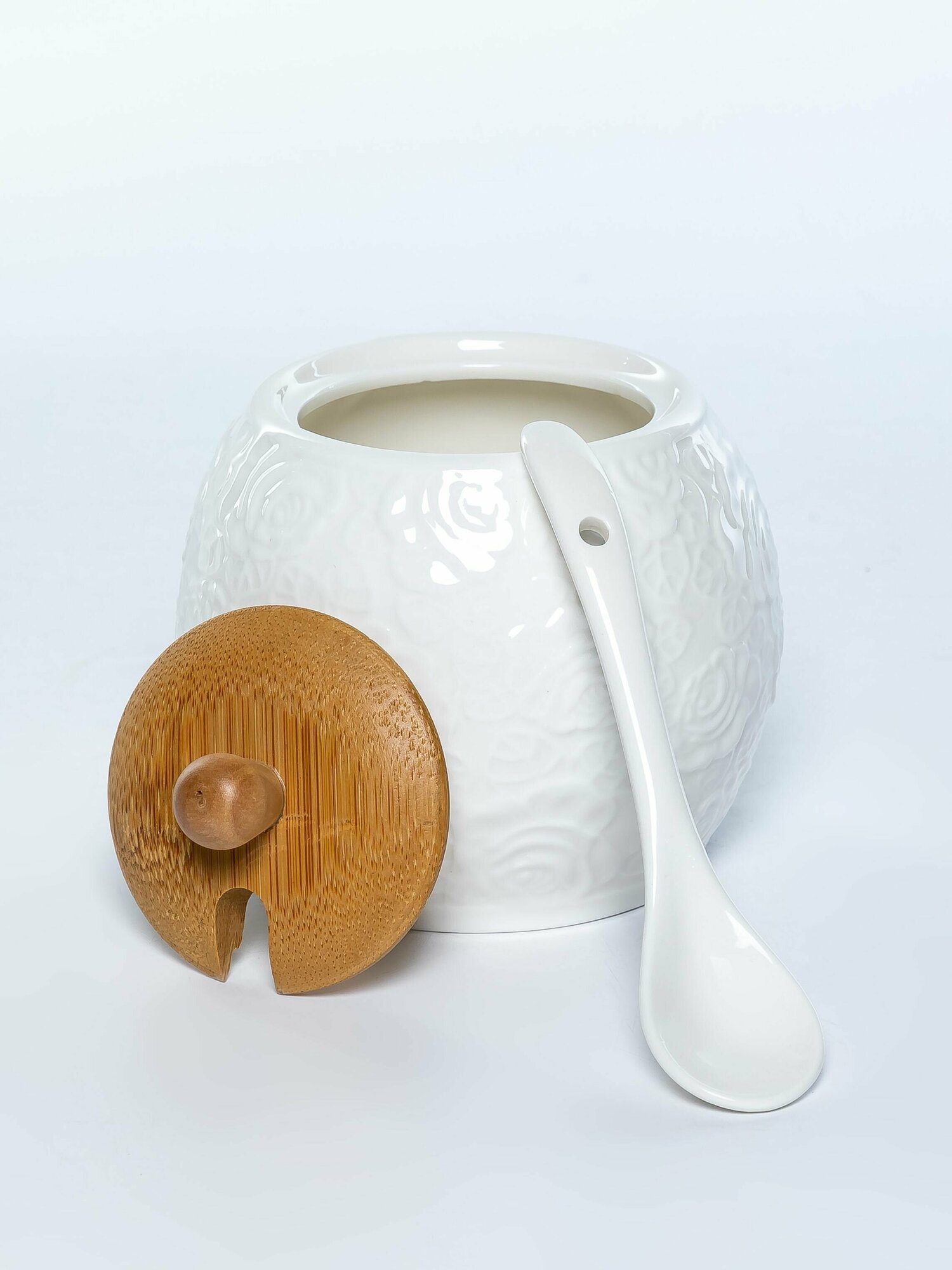 Сахарница фарфоровая с ложкой Balsford 193-48019, 300 мл - фото №9