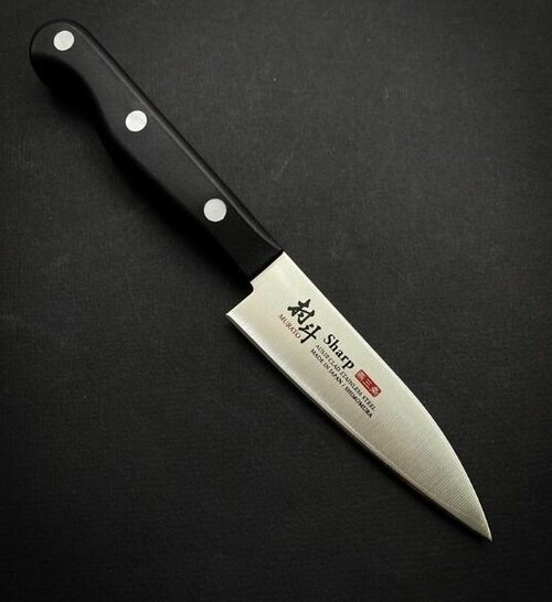 Поварской «Коренчатый» MURATO Sharp MSP-106 (90 мм) — Нож кухонный овощной (сталь Aus-10/420J2, рукоять Пластик)