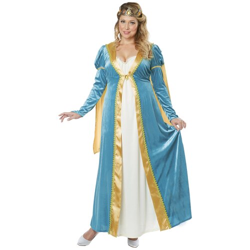 фото Костюм прекрасная императрица взрослый большой размер california costumes plus 3xl (56-58) (платье, корона)