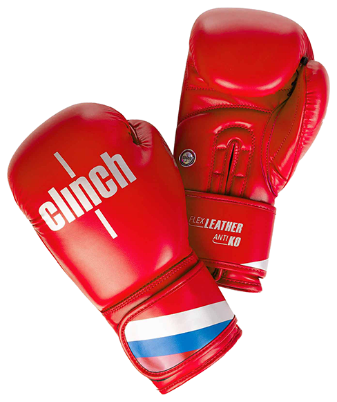 Боксерские перчатки Clinch Olimp Plus C155 Red (10 унций)