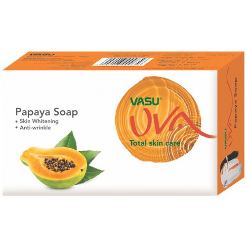 VASU Healthcare Мыло кусковое Papaya папайя, 125 мл, 125 г