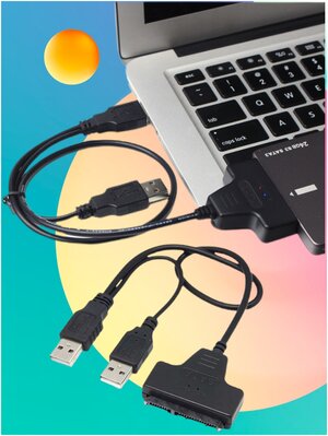 Характеристики модели Переходник SATA на USB 2.0 для чтения жестких ...