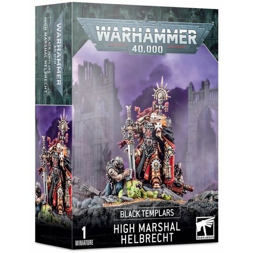 Набор миниатюр для настольной игры Warhammer 40000 - Black Templars: High Marshal Helbrecht