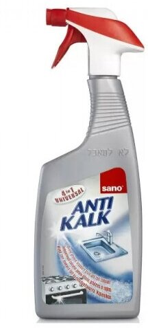 Чистящий спрей Sano Anti Kalk 4в1 для очистки от накипи, жира, грязи и ржавчины, 700 мл