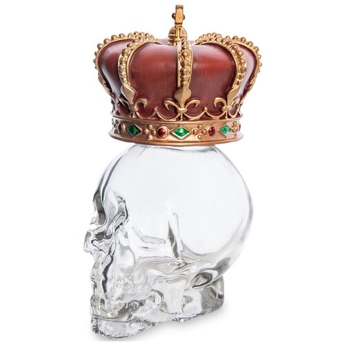 Флакон Корона на стеклянном черепе Высота: 12,5 см Veronese