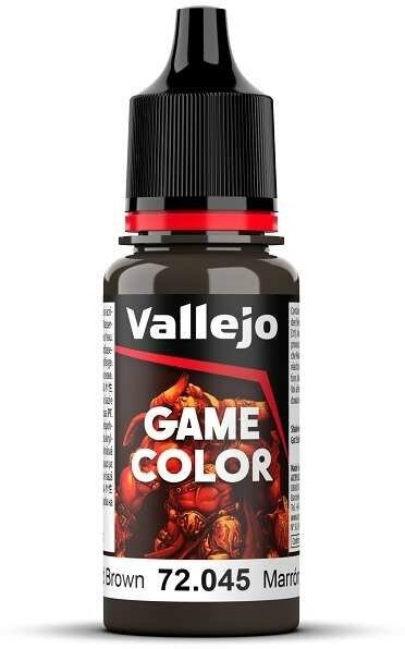 Краска Vallejo серии Game Color - Charred Brown 72045 (17 мл)