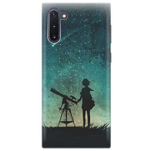 фото Ультратонкий силиконовый чехол-накладка для samsung galaxy note 10 с принтом "загадай желание" gosso